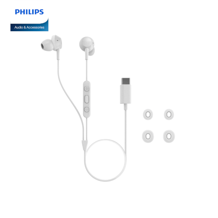 หูฟัง PHILIPS TAE5008WT/00 สาย USB-C สีขาว (5000S ซีรี่ย์)_1